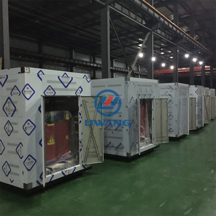 已經安裝好的干式變壓器